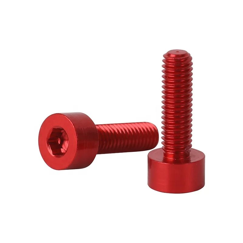 M3M4M5M6 DIN912 Aluminum Socket Head Cap  Machine Screws for Mike