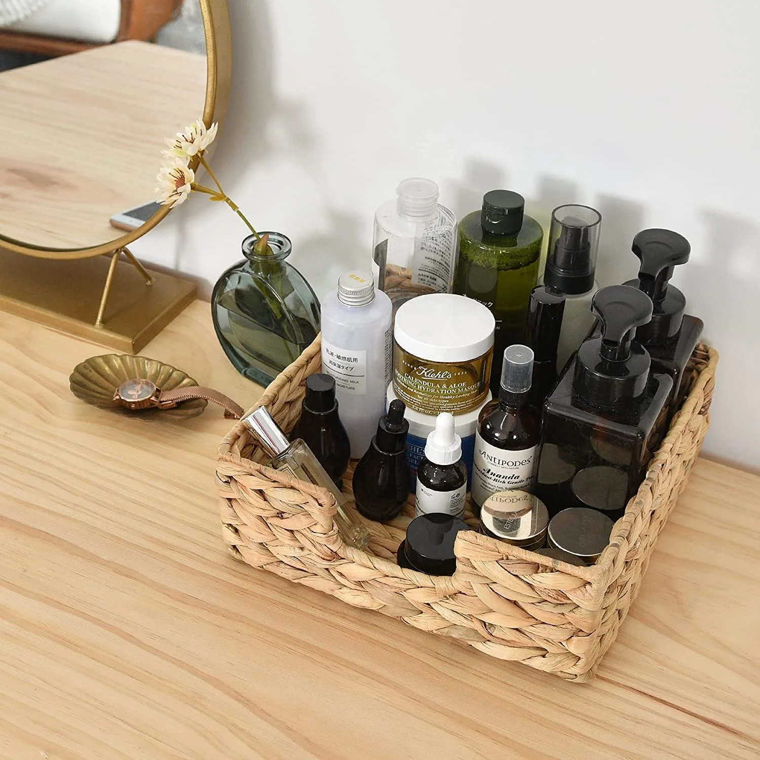 Water Hyacinth Storage Organizers Box Kitchen Cutting Board Knife Storage Rack Pp Plastic Kitchen Knives Organizer Shelf Holder