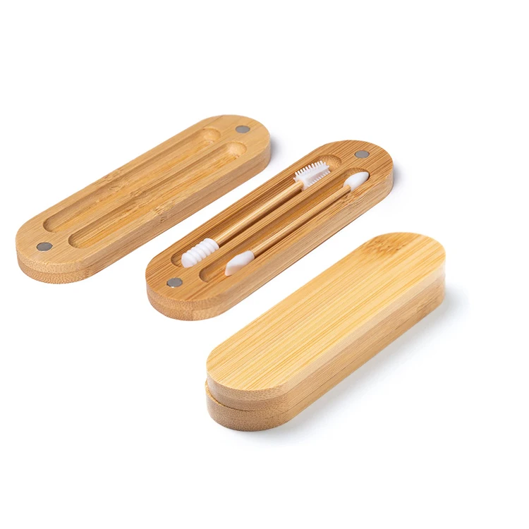 Ear Cleaning Cotton Buds Bamboo Ear Swab Make up Swab Reusable Q-tips Silicone