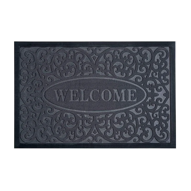 Custom Extra Durable Rubber Door Mat Non-Slip Floor Mats Luxurious comfortable welcome mats for front door
