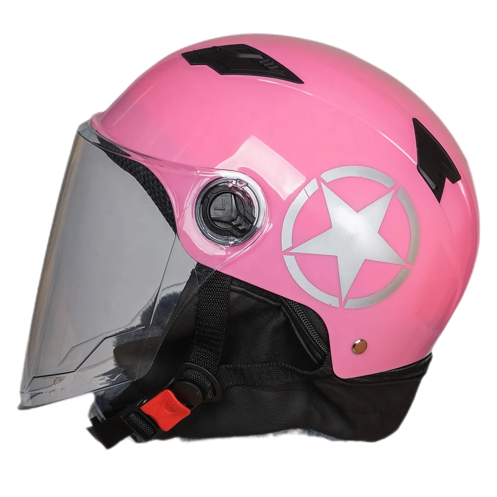 Hot Selling With Detachable Scarf  Half Face Motorcycle Motorbike Motor Cycle Helmets Motorcycle Manufactures