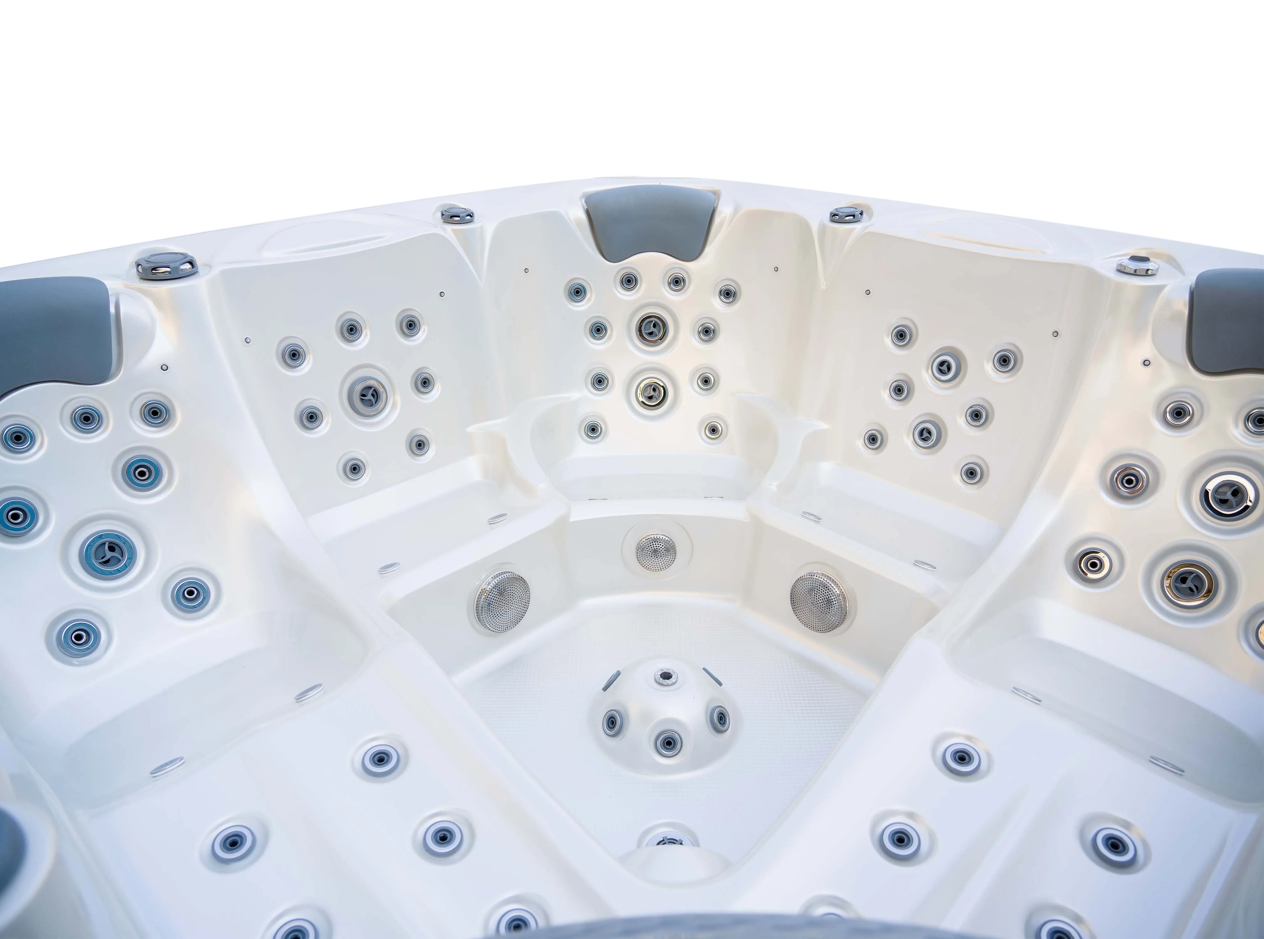 Sexy Massage bathtub 5 Persons freestanding Adult Acrylic hot tub with foot massage
