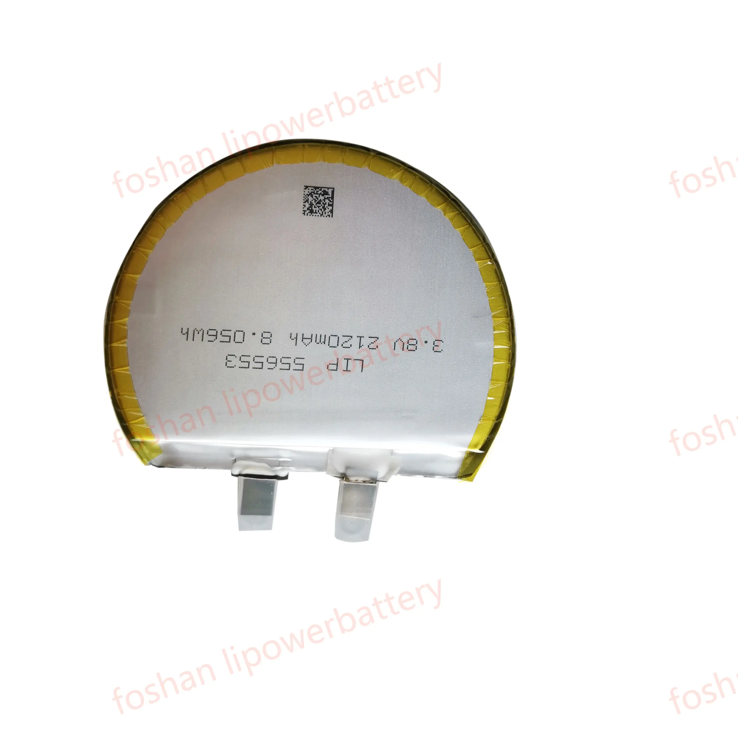 cylindrical battery round 556553 2120mah 2000mah rechargeable lipo battery 3.7v lithium ion batteries for power bank