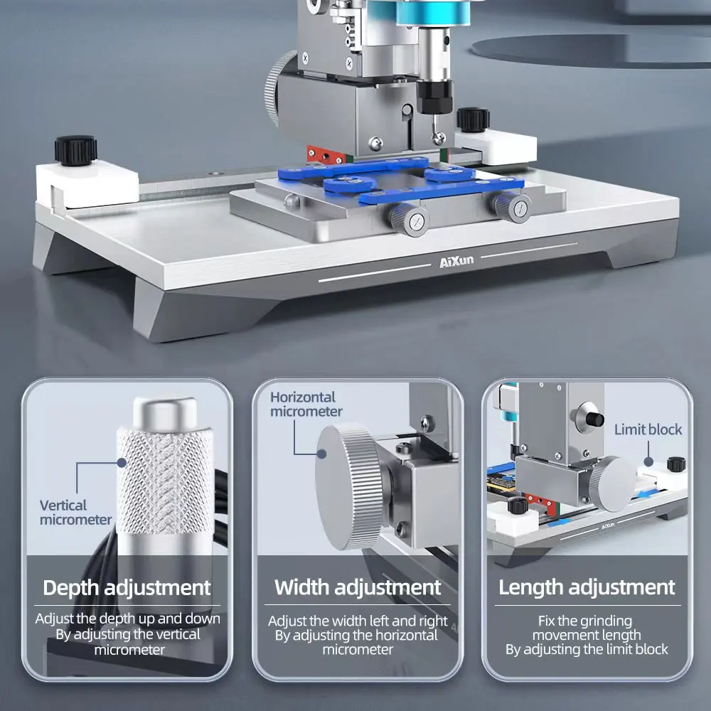 JCID Aixun 2ND Gen шлифовальный станок для микросхем Touch IC CPU Nand CNC материнских плат инструменты