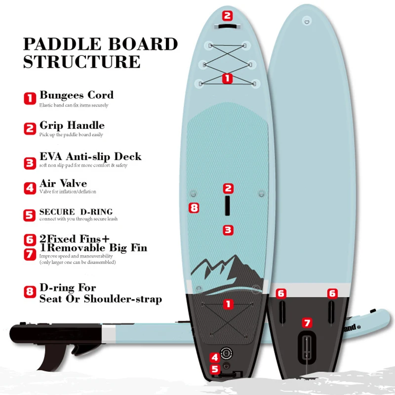 BS-s 320x81x15cm catamaran inflatable para adultos with pedal taurus weldedprancha de stand up paddle board
