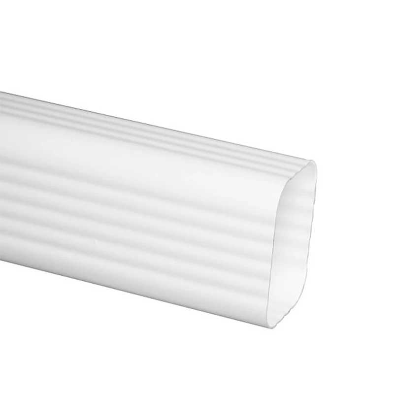 Factory sales pvc downspout tubular rectangular downspout black channel rectangular downspout