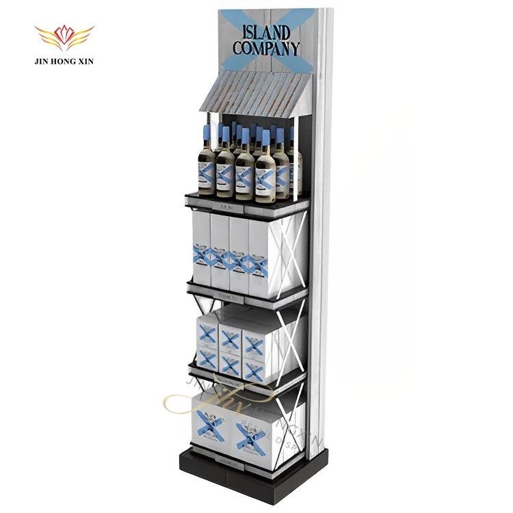Originality colorful juice bar coffee counter kiosk with wine display rack for sale