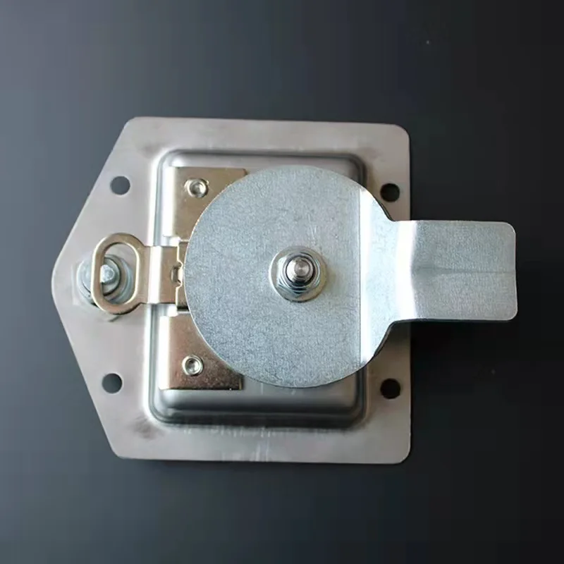 Stainless steel silver color black color custom plane truck large rotary paddle latch store front latch paddle latch