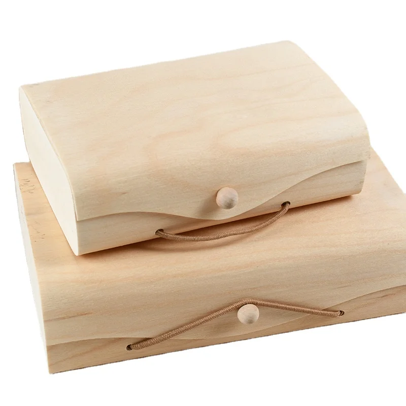Cheap Wooden Birch bark box wooden packaging gift box