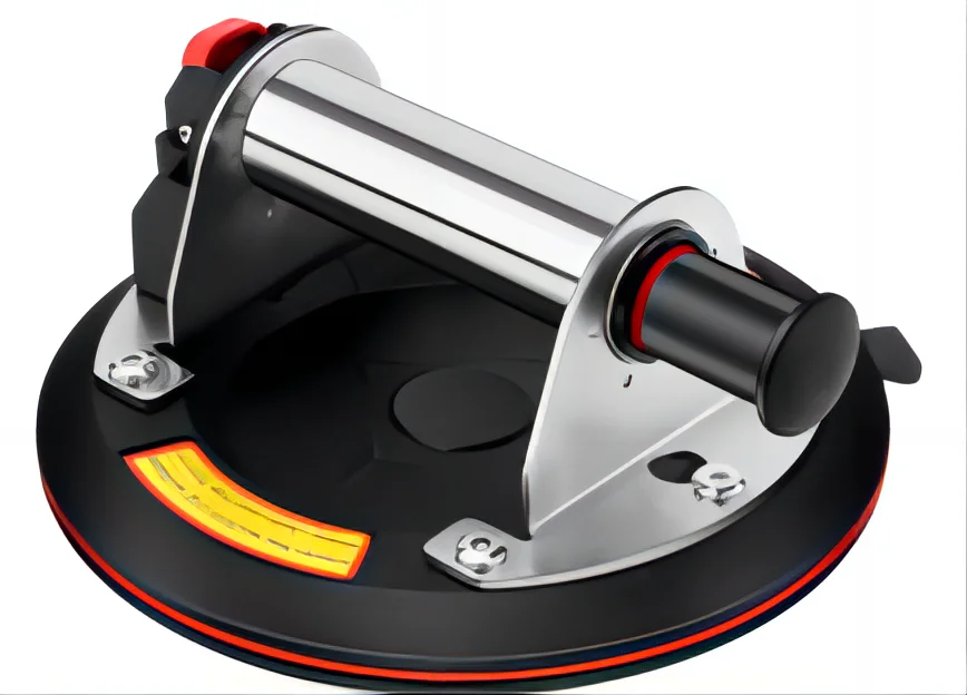 KAFUWELL OT24524A Pressure Display Glass Suction Cup Heavy Duty Hand-held,Powerful Industrial Suction Cup With Handle