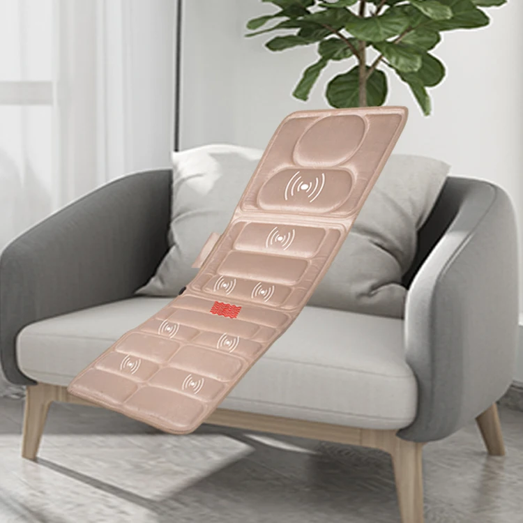 
Electric massage mattress cushion with heating and vibration at home 