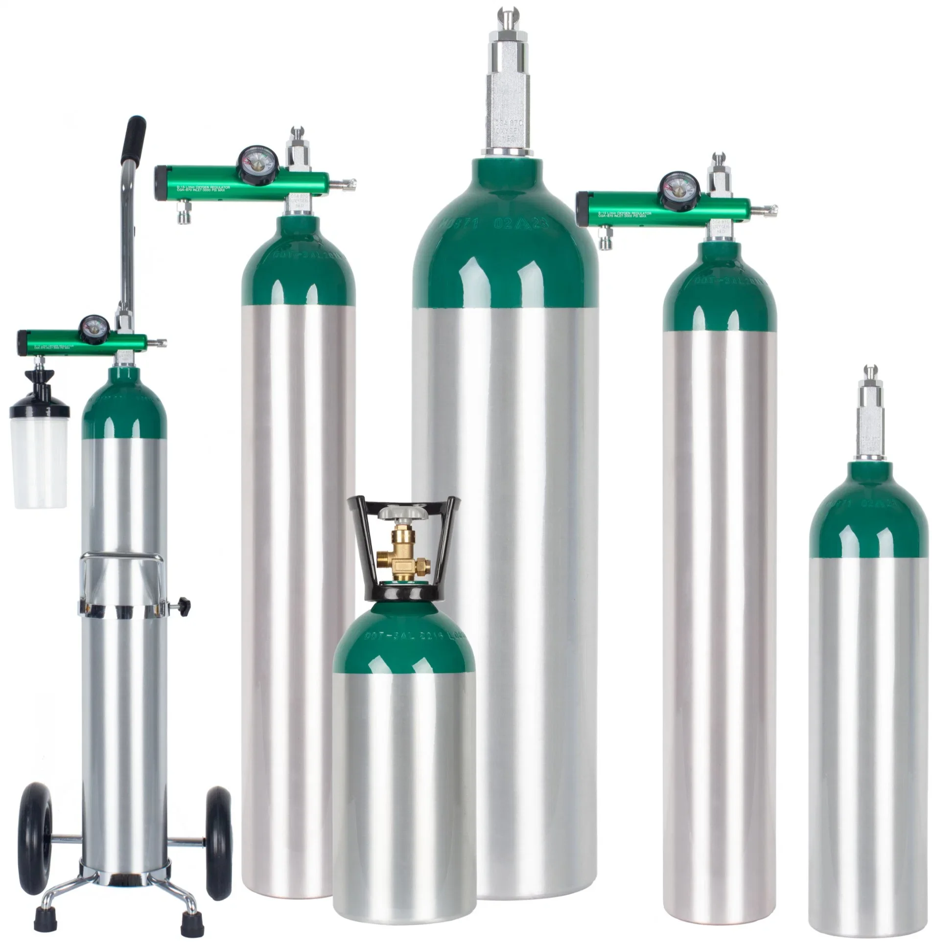 Газовые баллоны 2216psi кислородный алюминий DOT3AL 25LB M90 15 2l алюминиевые газовые высокого давления для продажи