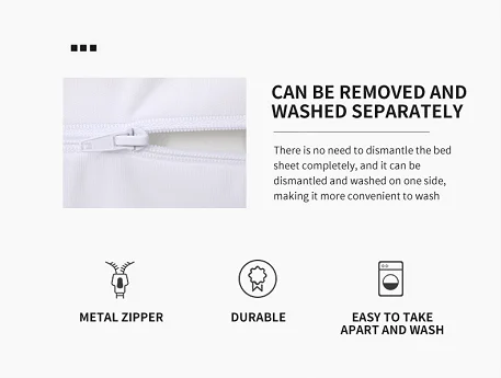 machine washable Mattress Protector Hypoallergenic Waterproof Fitted Bed Sheet Waterproof Mattress Cover