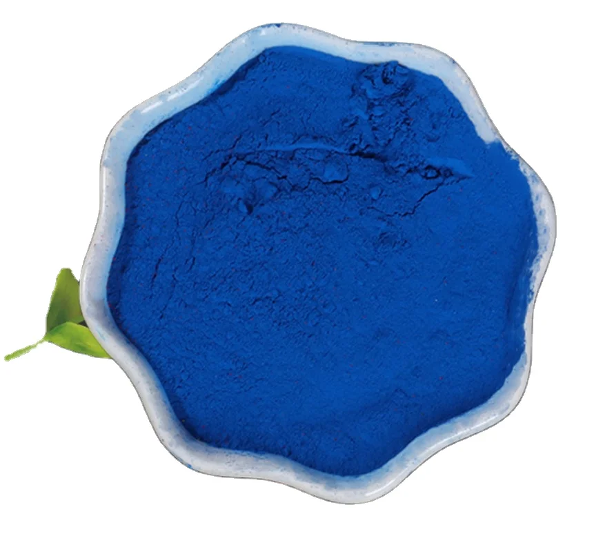 High temperature calcination resistant composite inorganic pigment Malachine blue pigment with good stability