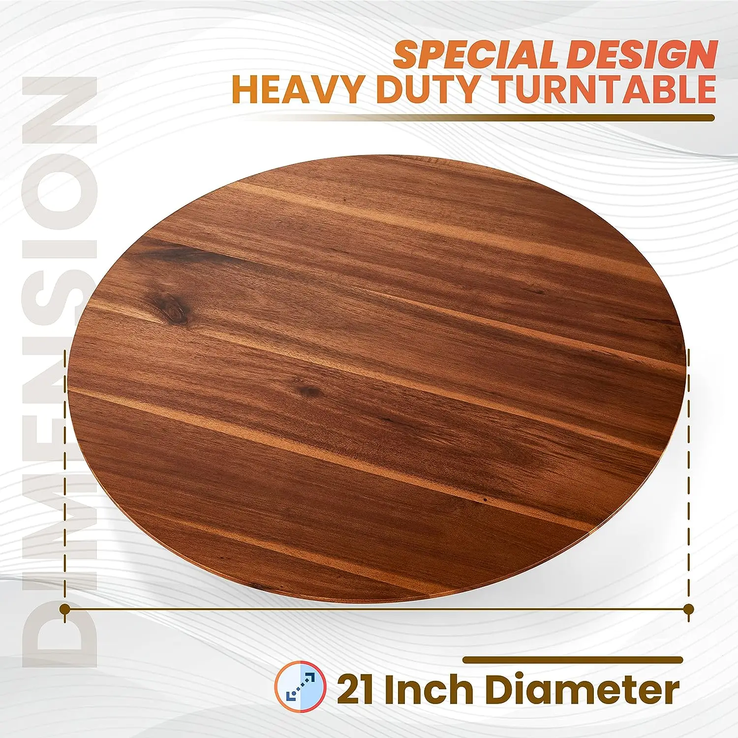 Wholesale Charcuterie Boards Extra Large Organizer Kitchen Lazy Susan Rotating Turntable For Countertop