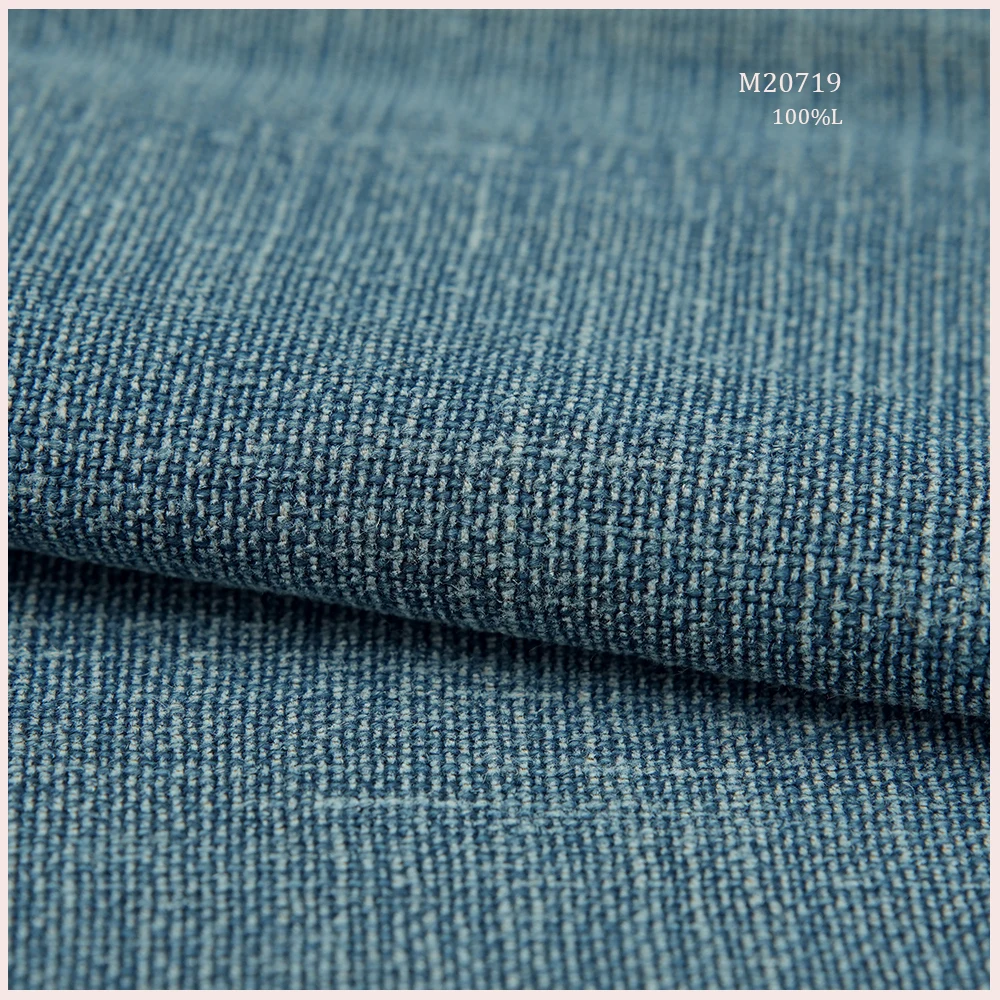 Gorgeous Print 100% Linen Upholstery Fabric Linen Fabric For Curtain Sofa Furniture Cushion