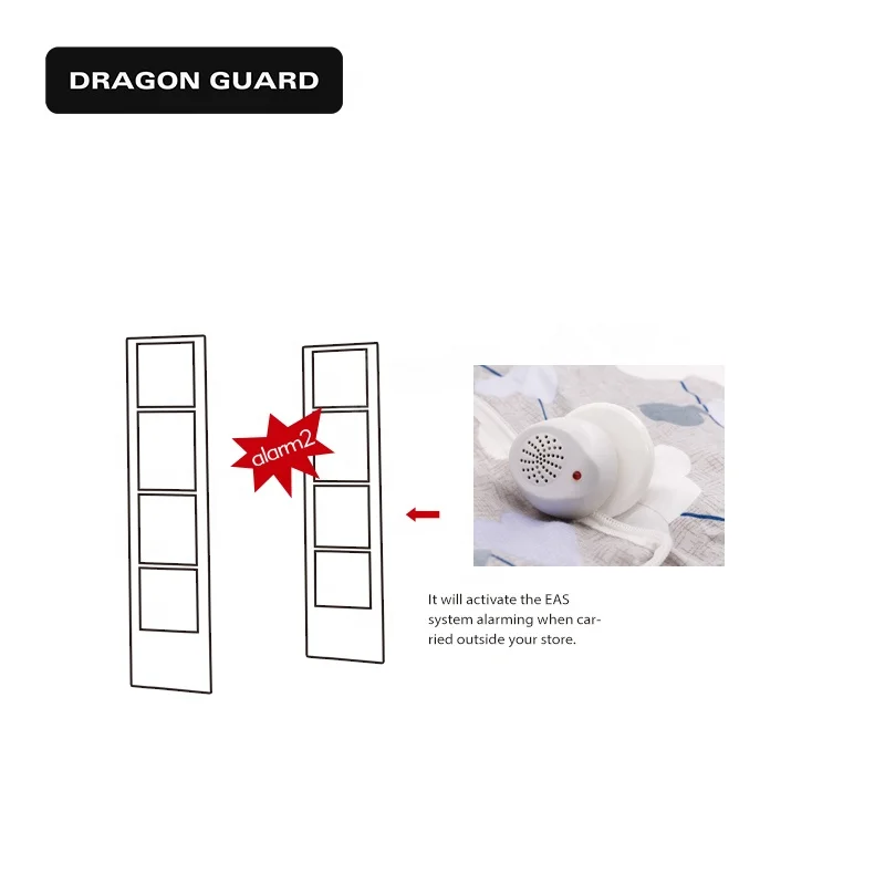 DRAGON GUARD  AP001 Manufacturer Wholesale Clothing Retail Anti Theft EAS Security Alarm Hard Tag