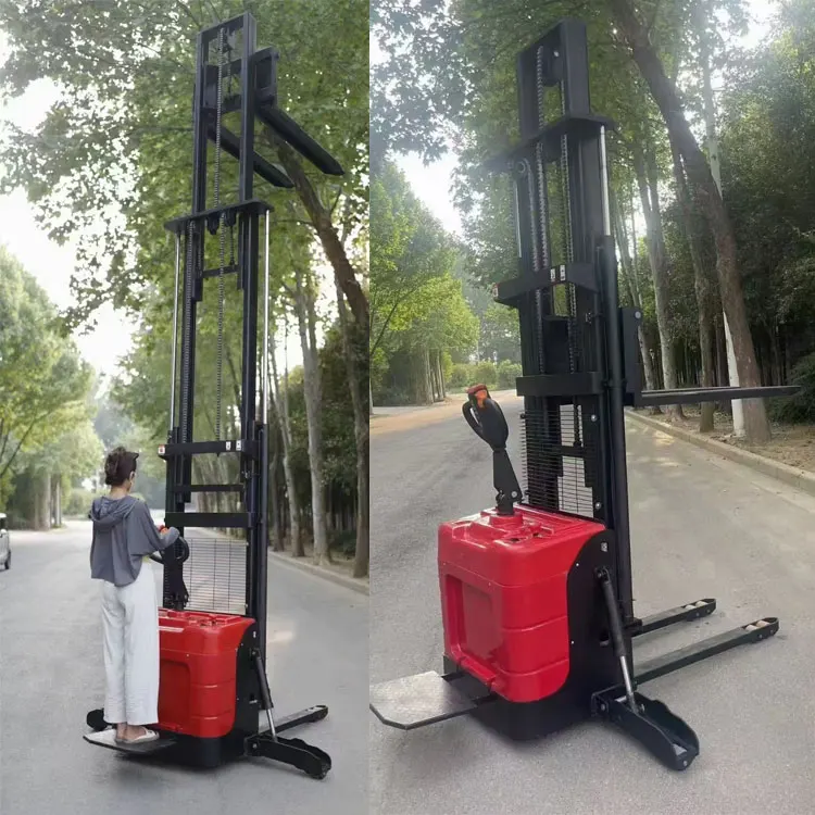 hydraulic lifter 1.5 ton manual forklift stacker 2 ton 2000 kg manual Electric Pallet Truck portable forklift electric stacker