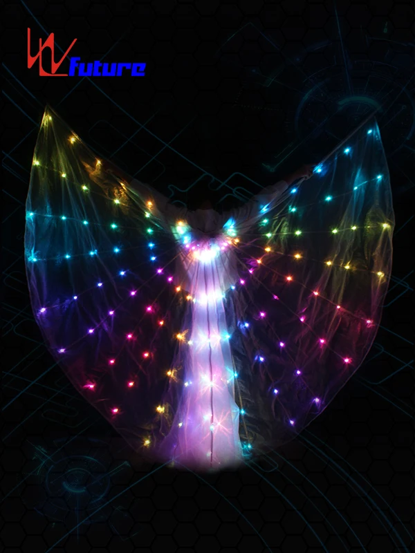  Wireless Controller LED light up rainbow isis wings butterfly led belly