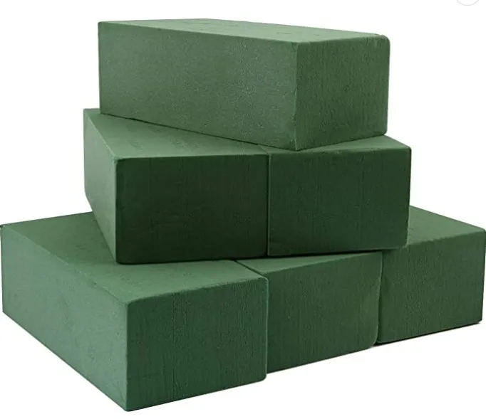 Water-absorbent Custom Logo Green Gray Foam Floral Craft Wet Foam for Home Garden