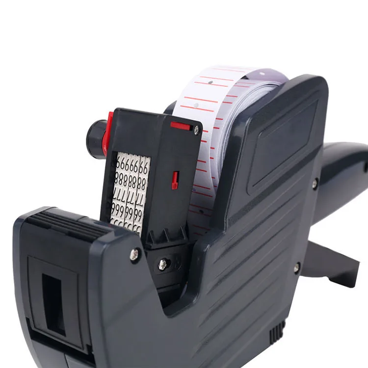 Factory Made Handheld Price Labelling Price Tag Gun Metal Labels Machine 21.5*12mm Price Paper New Hot Sale Labeller