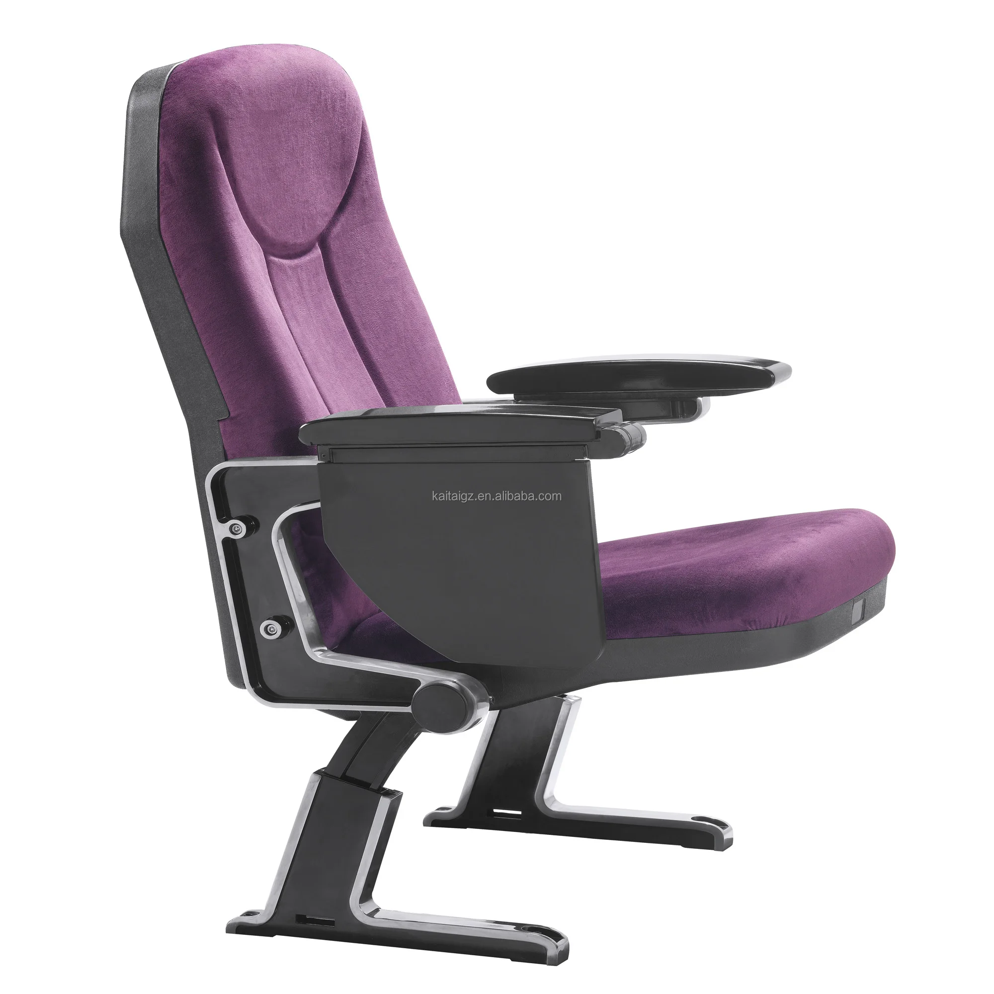 Hot sale fabric conference chair lecture hall auditorium seat school chair with aluminium leg