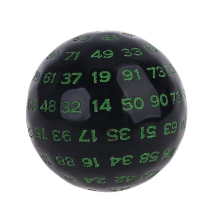 100 Sides Toy ball Polyhedral Dice  Multi Sided Acrylic Dices for Table Board Role Playing Game Bar Pub Club Party
