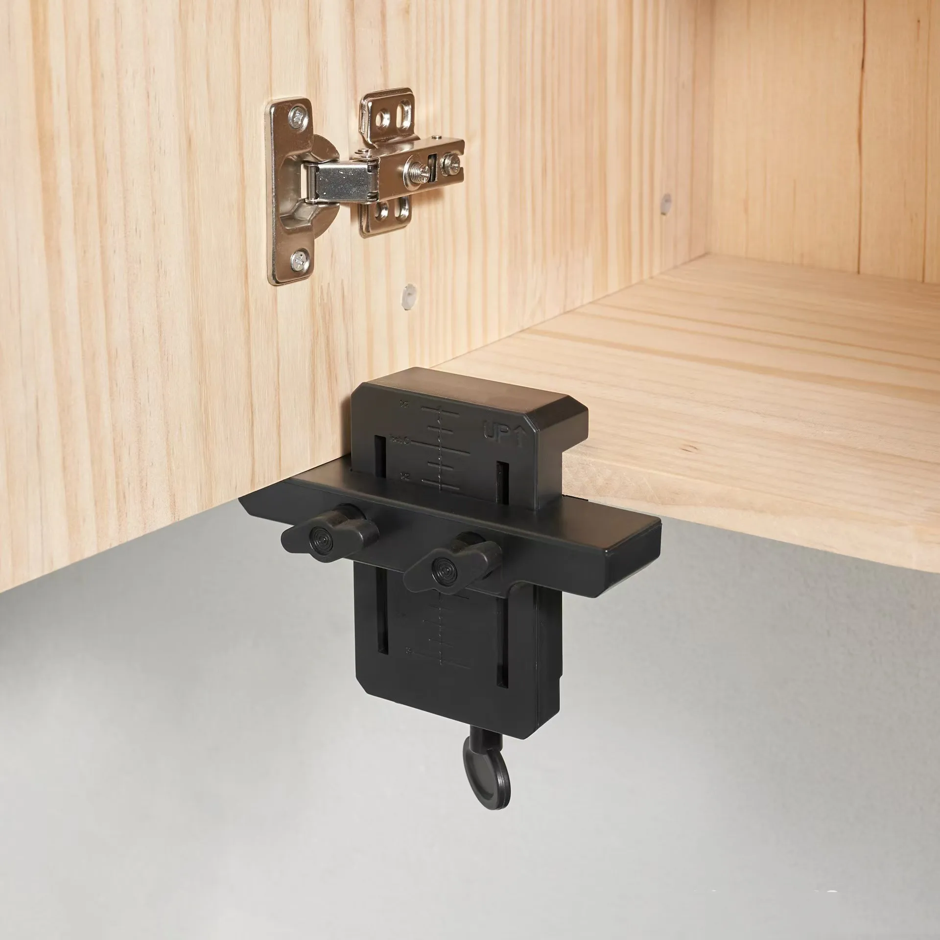 Cabinet Door Mounting Jig Drilling Fixed Clamp Locker Door Installation Locator Aluminum Woodworking Tool Right Angle Clamp