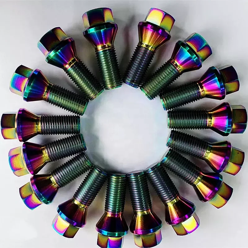 Colored High Strength Wheel Lock Nut Standard,Anti Theft Tire Lug Nuts