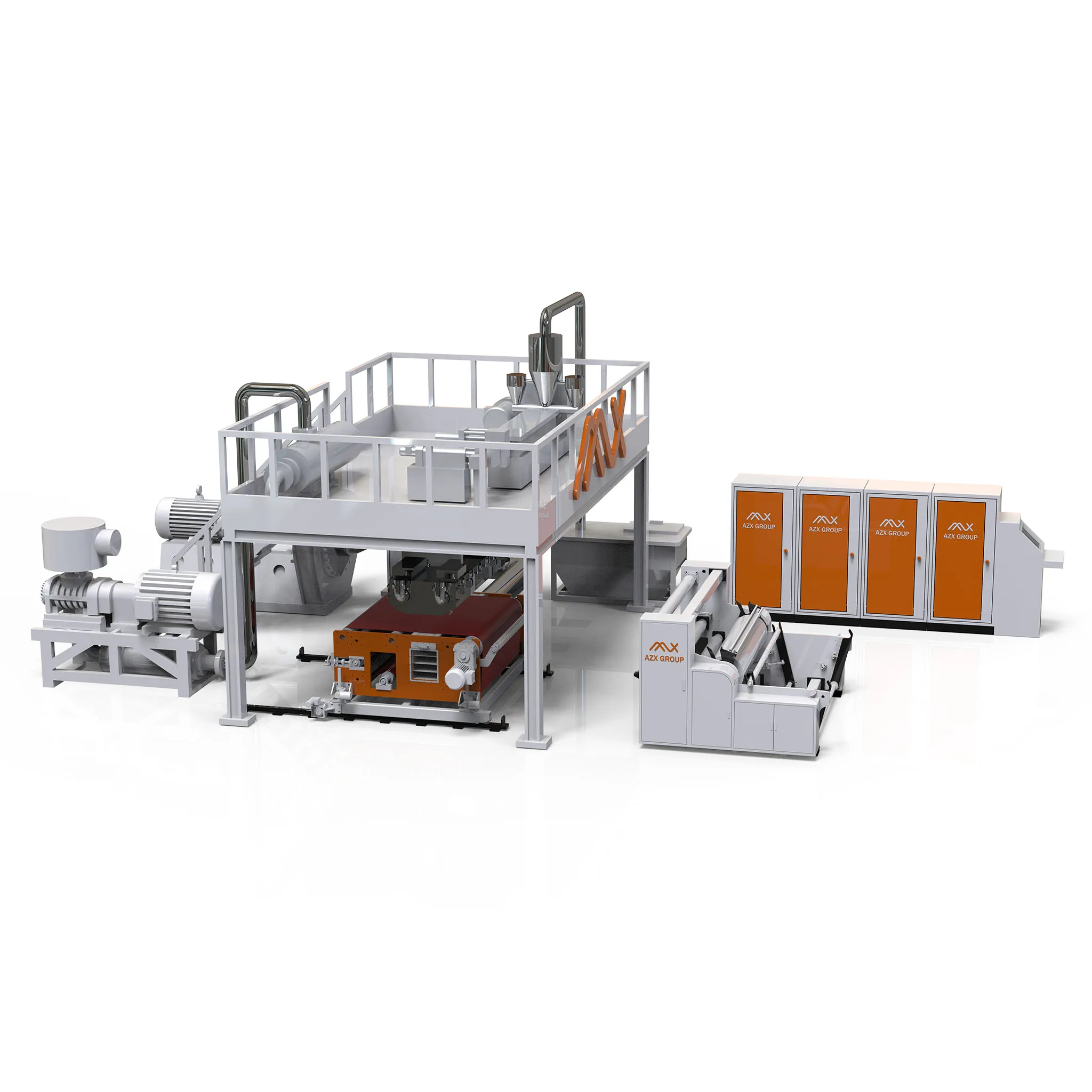 AZX-M Meltblown Non woven Fabric Making Machine PP Non Woven Production Line