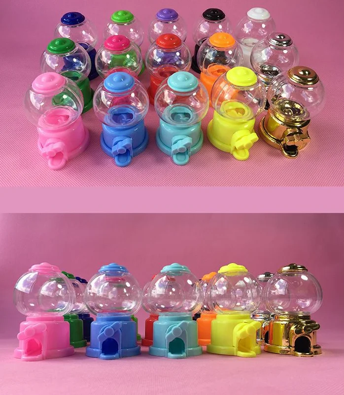wholesale mini gum ball Egg twisting machine shape candy box baby shower Party Favor gifts package Sugar beans candy box