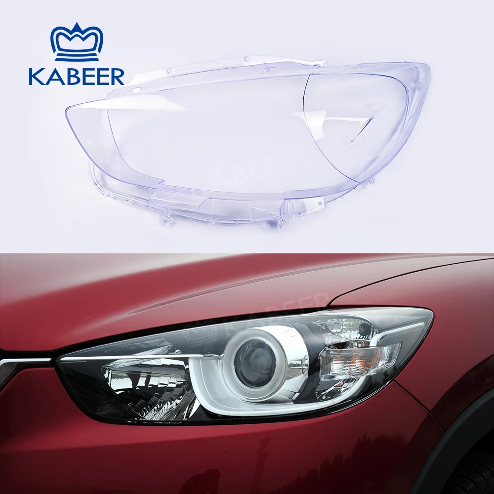 Headlight Transparent Lens Cover for Mazda CX5 CX-5 2012 2013 2014 2015 Headlight Lamp Light Cover