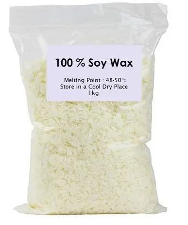 White Soy Candle Wax Flakes 25kg Per Bag Scented Soybean Wax for Candle