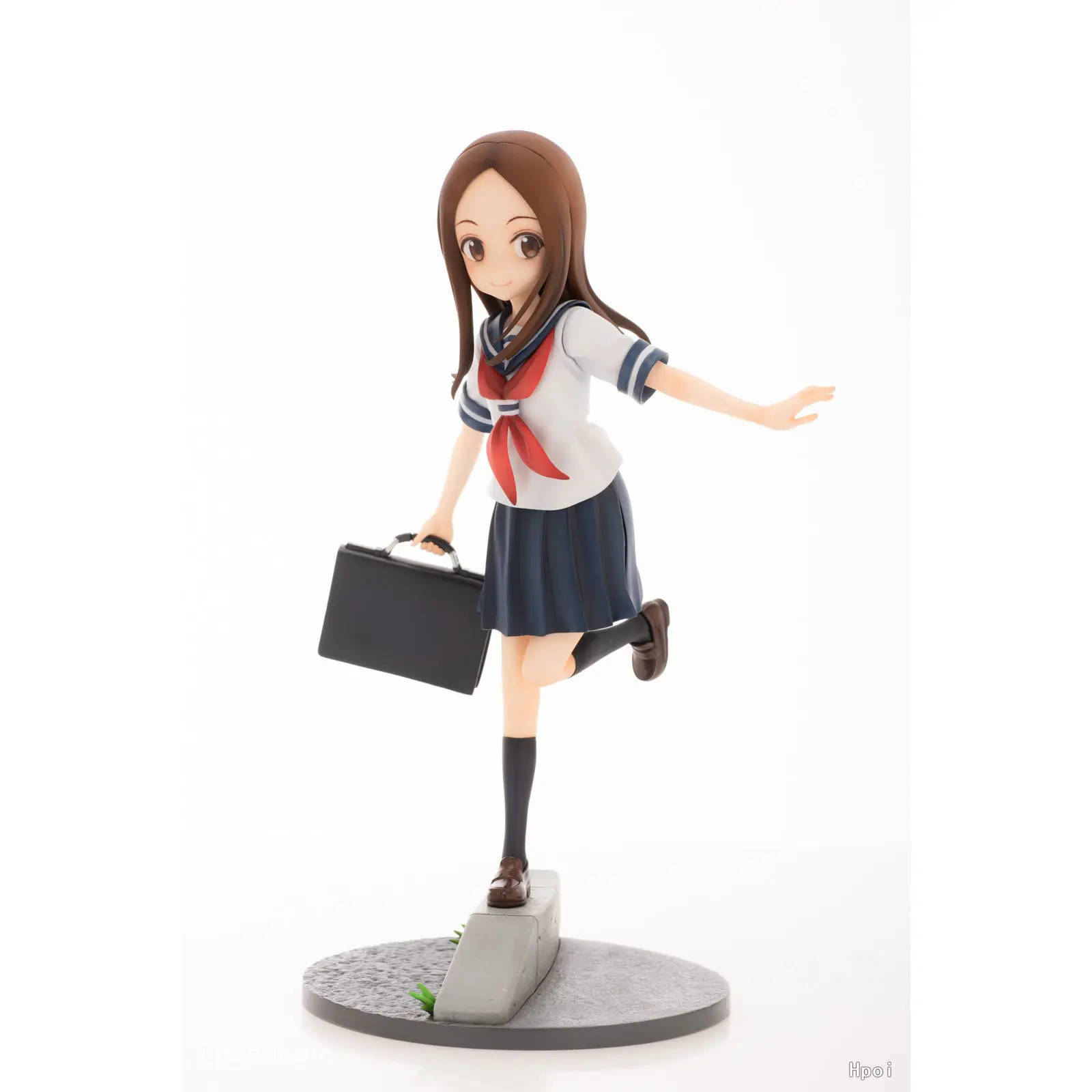 High Quality High-School Student Cute Girl Anime Figure School Uniform Standing Pose Model