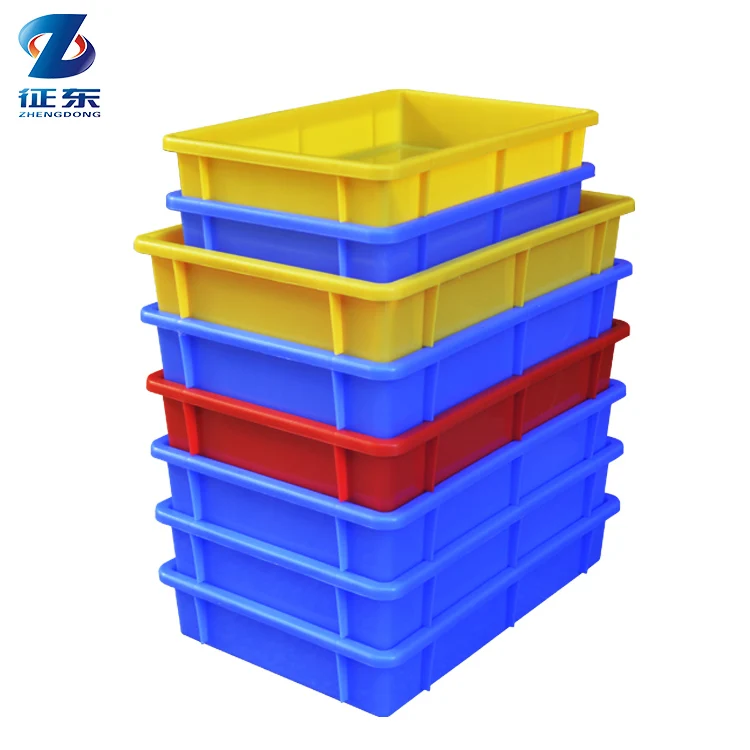 Хорошее качество синие промышленные пластиковые лотки большие для промышленного