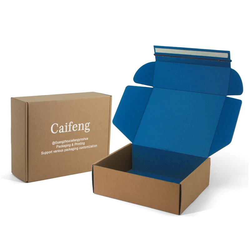 Eco Friendly Custom Logo Printed Black Mailer Box Durable Clothing / Gift / Shoes Paper Packaging Shipping Boxes