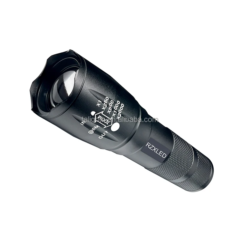 LED Torch UVC+UVA 3W Bi Wavelength UV Flashlight 365nm and 254nm in One Torch UVC