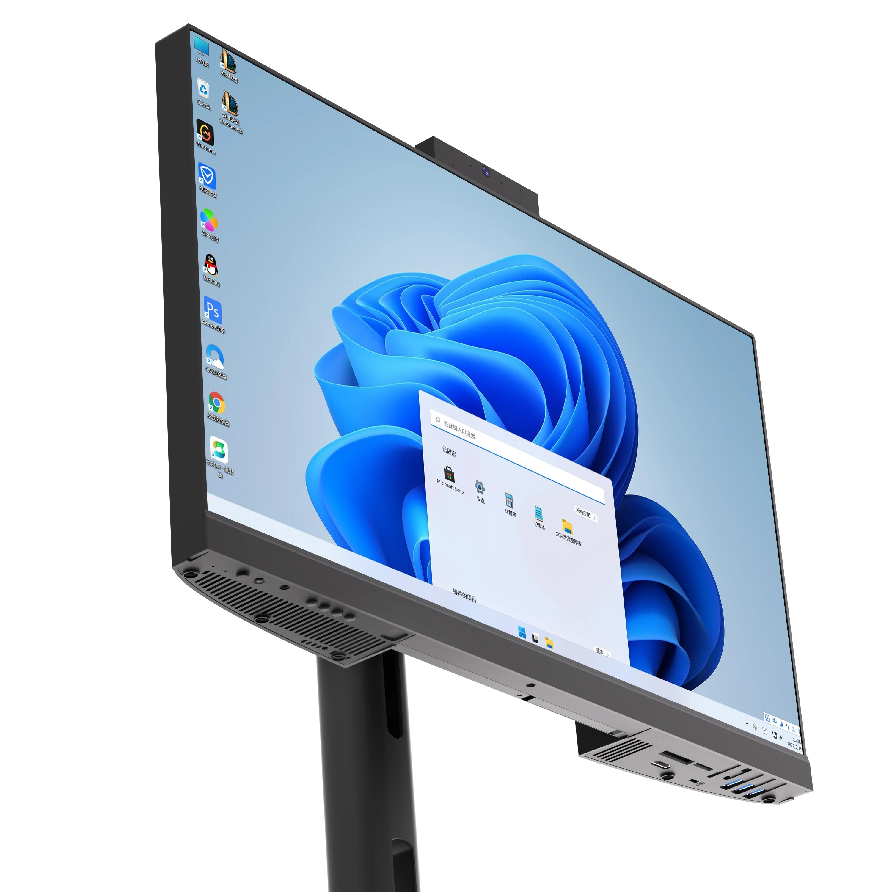Oem 23.8 / 27inch Mini pos  Aio Pc Wall Mount Touch Screen core i7 i5 Desktop Pc All In One Barebone Pc All-in-one Computer
