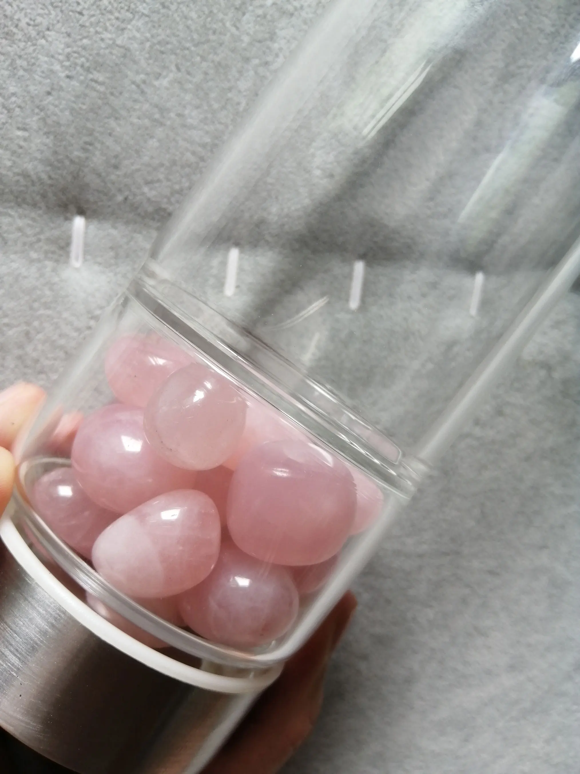 Бутылка для воды из натурального хрустального драгоценного камня, восстанавливающий эликсир, стеклянная бутылка для воды