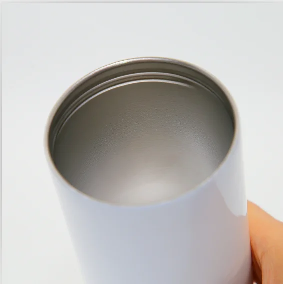 Горячая Распродажа, 12 унций, детская чашка sippy, прямая сублимационная белая детская бутылка из нержавеющей стали с ручкой, детская бутылка без БФА