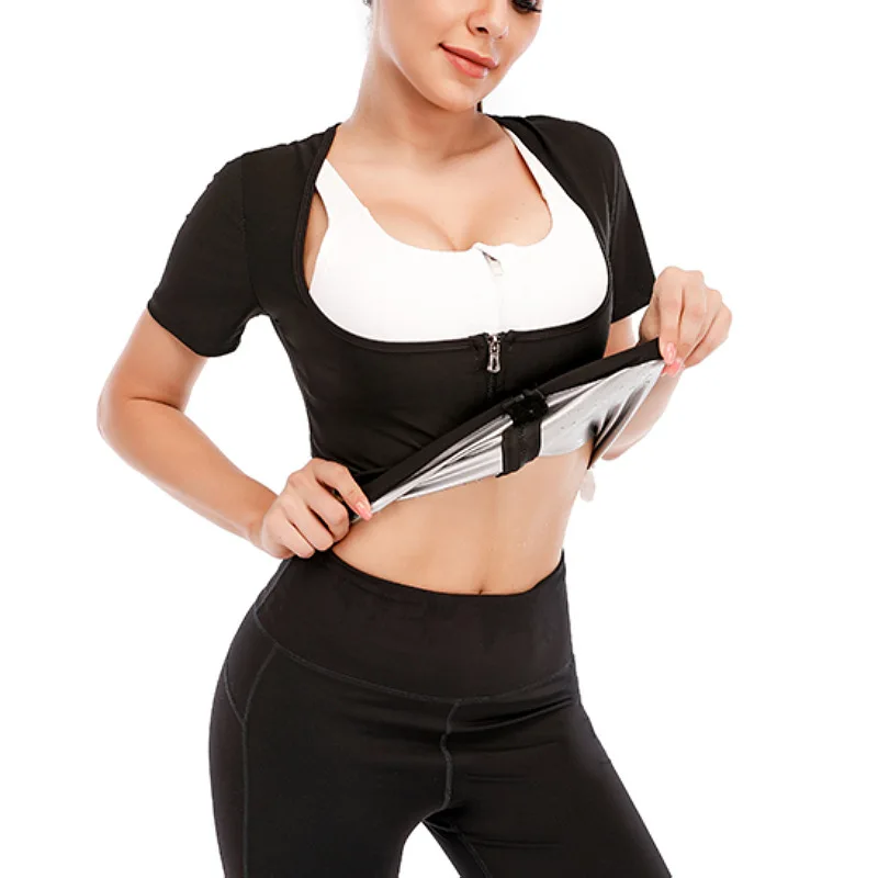 Wholesale Slimming Waist Trainer Shaper Sauna Suit Waist Wrap Corset Tops Plus Size Shapers Vest Women Tummy Control Body Shaper