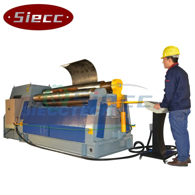 Hydraulic Four Roller Plate Bending Machine Steel Plate 4 Roller 3 Roller Sheet Metal Rolling Machine With Cone Roll