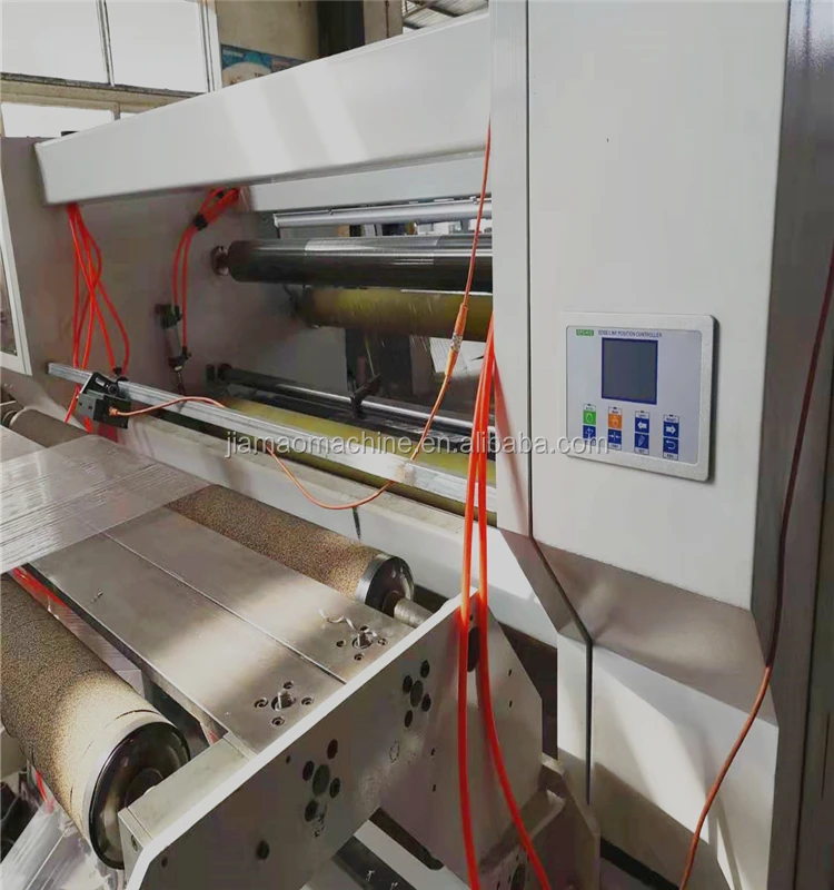 plastic roll slitting rewinding machine