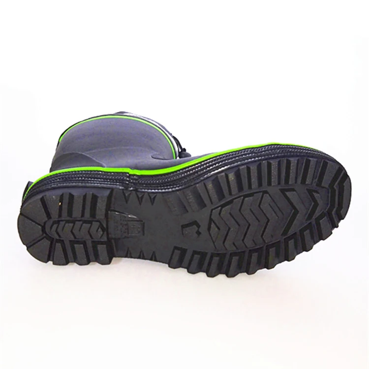 Safety Waterproof with Breathable Mesh Lining Support Custom Gumboots Rain Boots