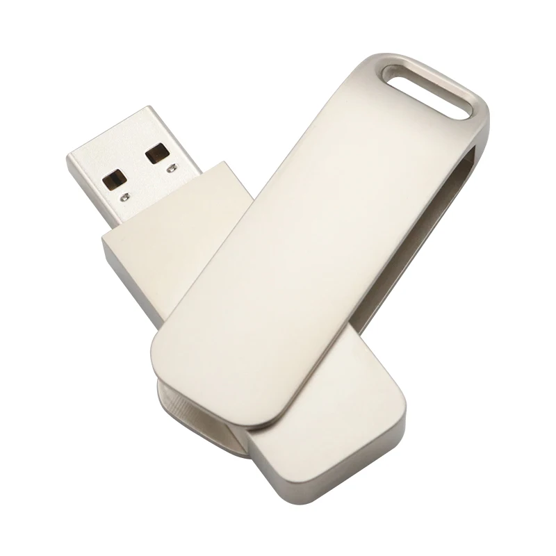 Высокоскоростной поворотный водонепроницаемый флеш-накопитель Usb 2 0 3 64 ГБ 32 4 Гб 128 16 8 металлический