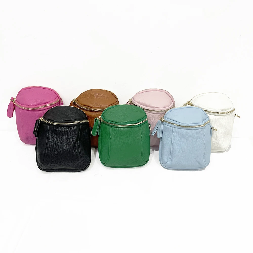 Mini Crossbody Bag PU Leather Phone Bag Pouch Ladies Girls Casual Crossbody Leather Bags Small Purses
