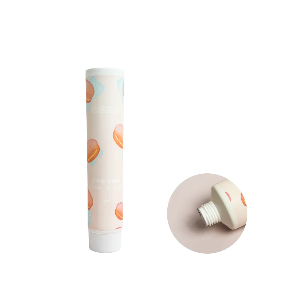 Environmental Protection Customized PE Cosmetics Tube Packaging Hand Cream Hose Cosmetics Packaging Tube