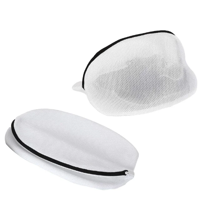 Custom Shoe Washing Bag Mesh Shoe Laundry Bags With Zip Closure For Sneakers, Running Shoes, Socks, Bras