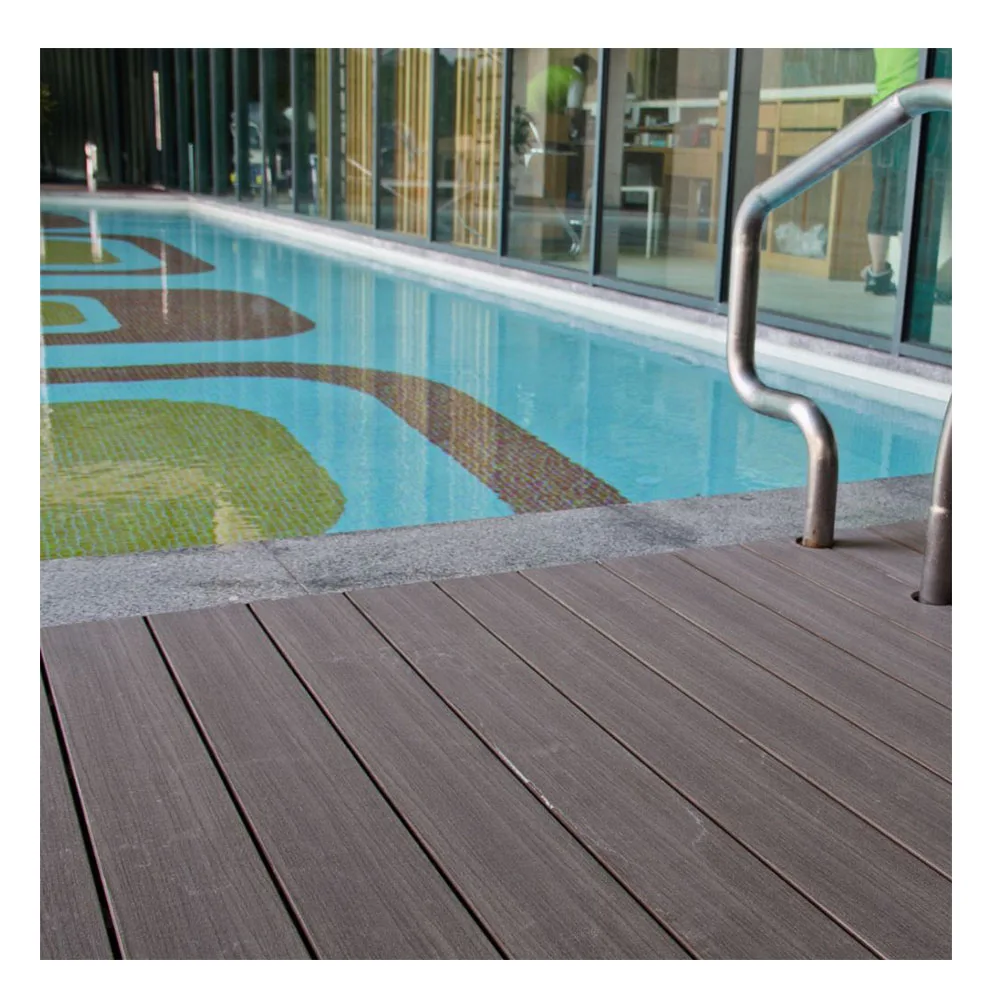 Factory Price Wood Plastic Composite Decking Flooring Outdoor Co-Extrusion Wpc Floor Composite Boards Engineered Flooring Panel