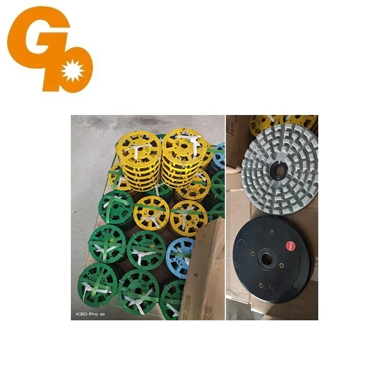 Диаметр. Полимерный металлический абразивный диск 200 мм для полировки гранита